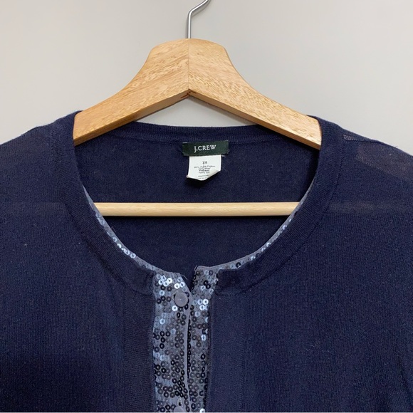 J.Crew Sequin Placket Cardigan - Picture 3 of 14